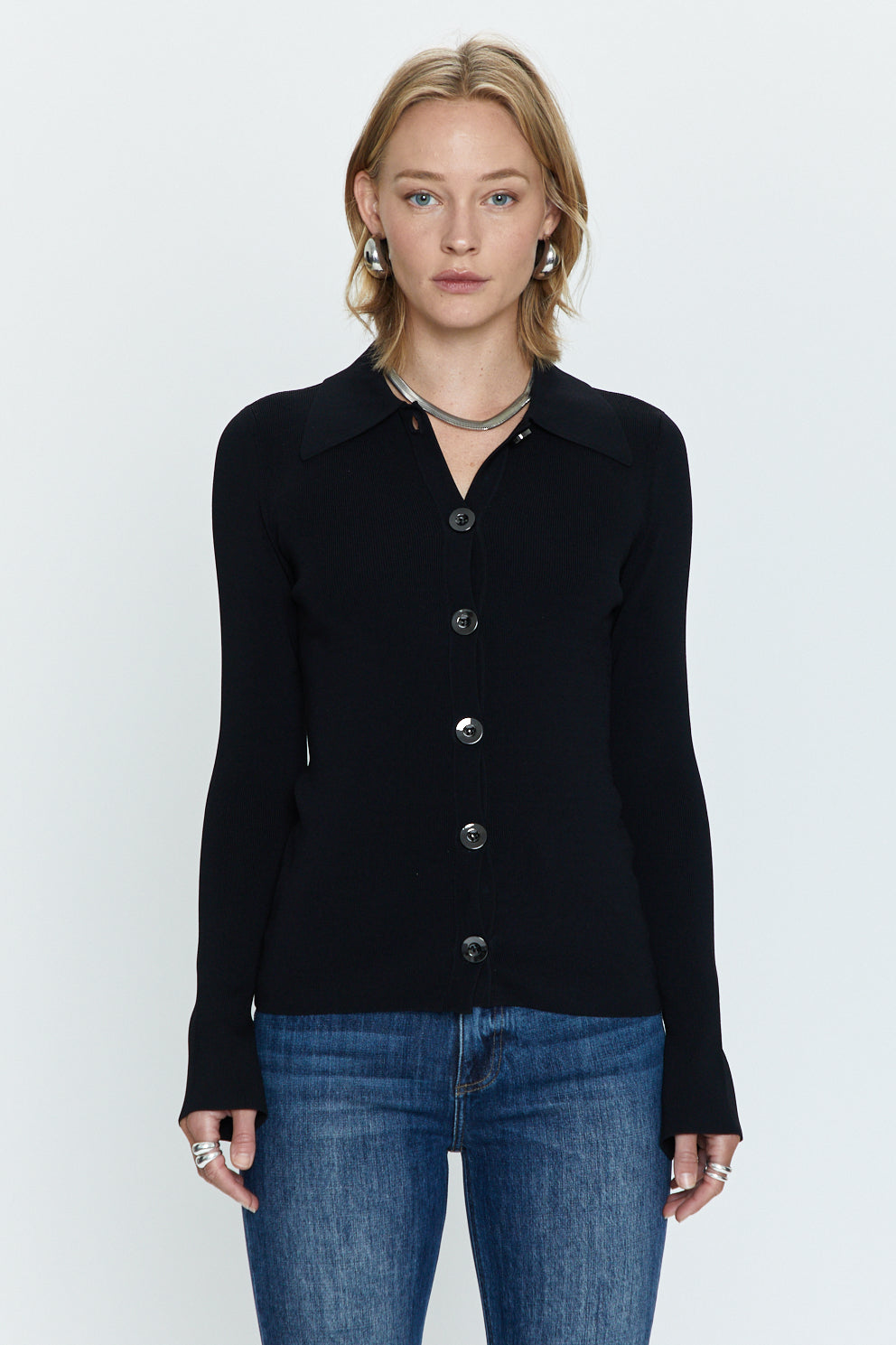 Joanne Bell Sleeve Cardigan - Midnight
            
              Sale